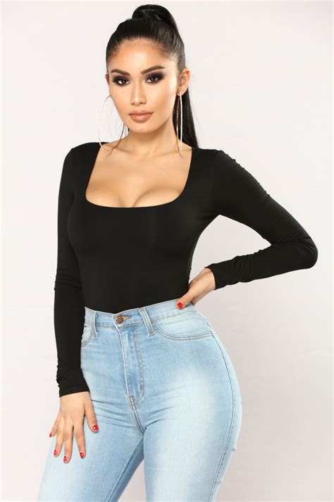 black versace bodysuit fashion nova|Discover Black Bodysuits .